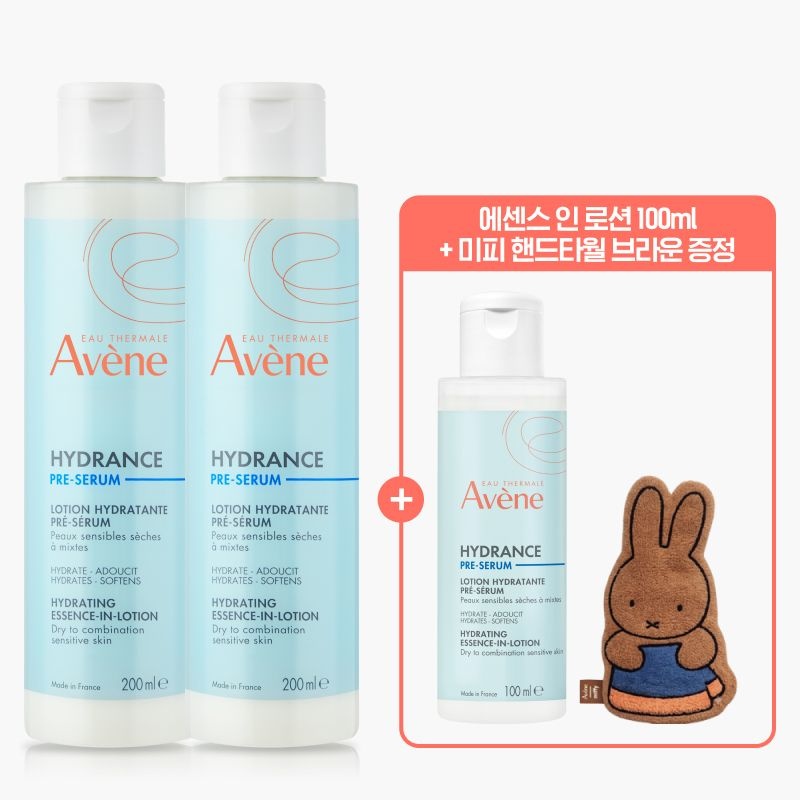 [롯데온] 아벤느 이드랑스 에센스 인 로션 200ml 2개 + 100ml + 증정 (24,430원/무료)
