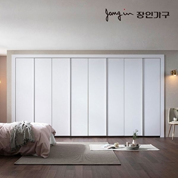 장인가구 [장인가구]파인 매트 여닫이 붙박이장 5CM
