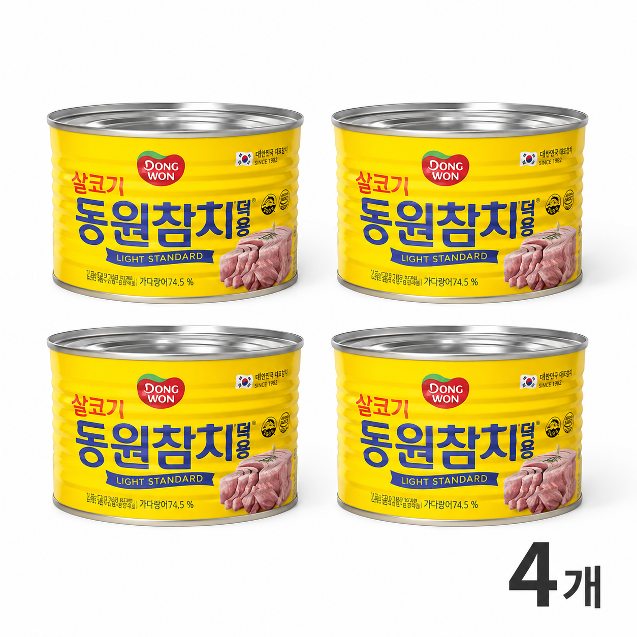 동원참치 라이트 스탠다드 업소용 1.88kg 4개