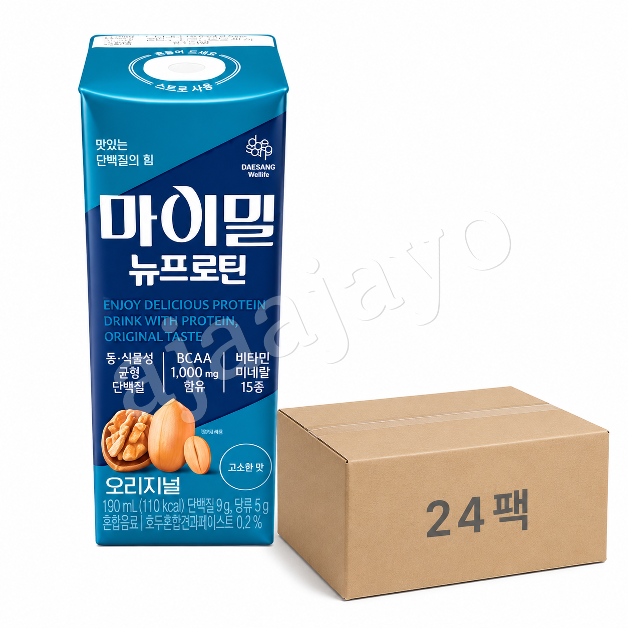 마이밀 뉴프로틴 190ml 24팩 단백질음료 든든한 영양보충 GM-4591