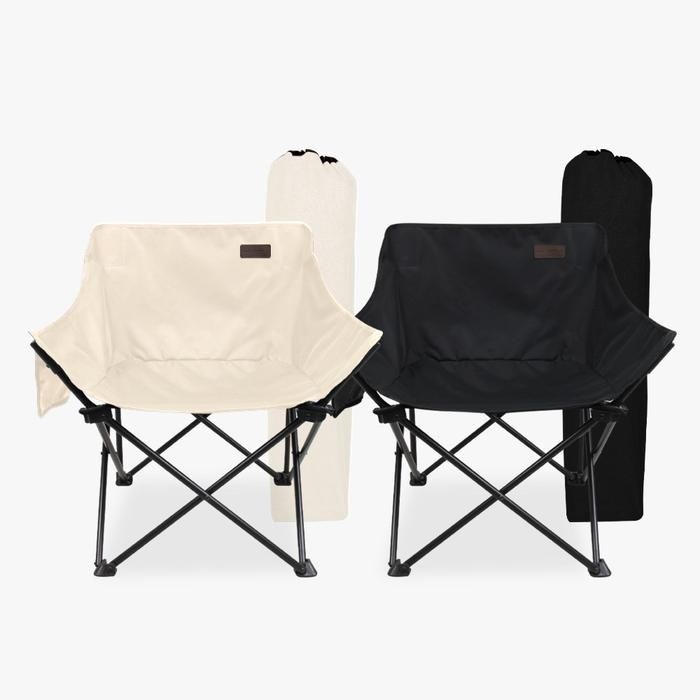 버팔로 캠핑 와이드 의자 티나체어 아이보리