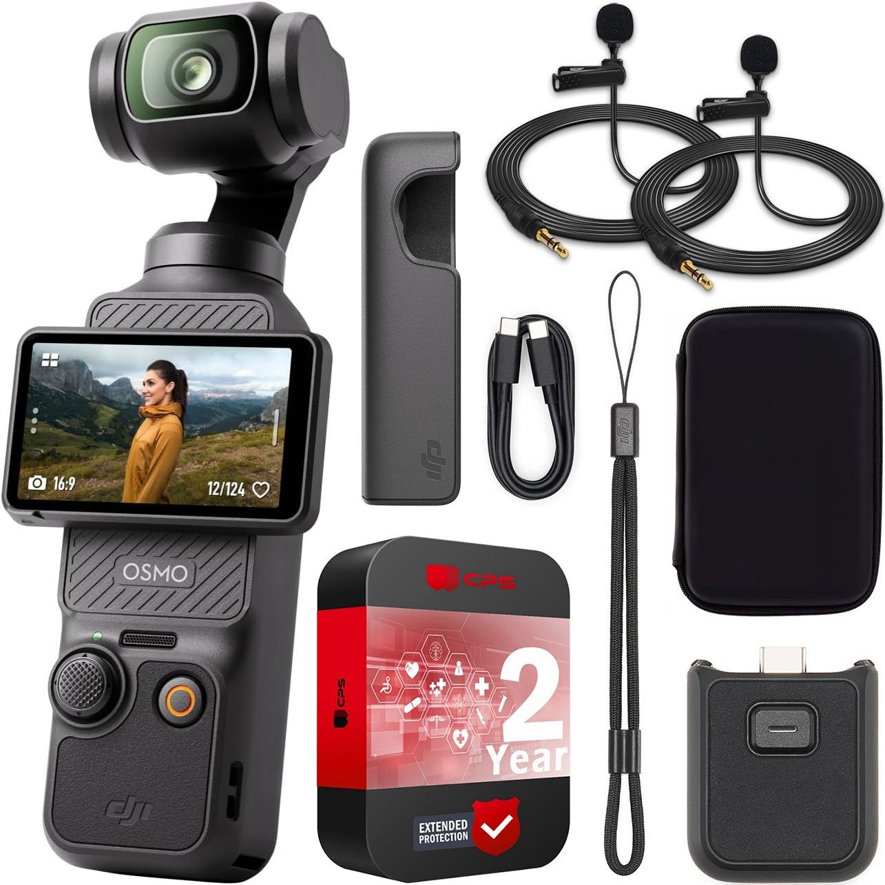 DJI Osmo Pocket 3 4K/120fps 3축 손떨림 방지 짐벌 카메라 + 액세서리 번들 1095022
