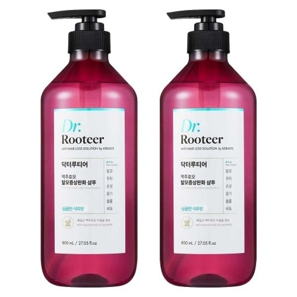 닥터루티어 맥주효모 탈모증상완화 샴푸 석류향 800ml X 2개
