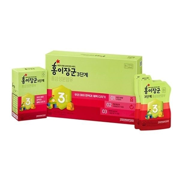 정관장 건강식품관 정관장 NEW리뉴얼 홍이장군 3단계 30포 +쇼핑백 증정