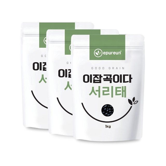 이쌀이다 [이잡곡이다] 국산 서리태 1kg x 3봉