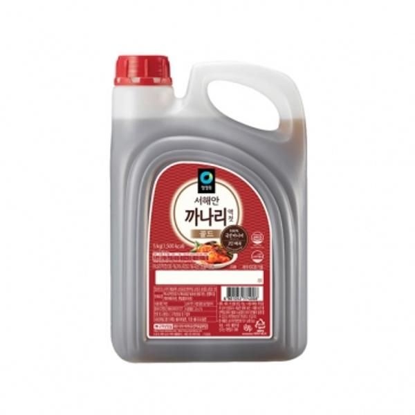 청정원 청정원 서해안 까나리액젓 5kg 대용량 식당 식자재 김장 김치