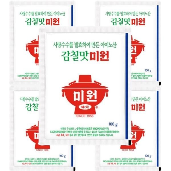 청정원 대상 감칠맛 미원 100g 5개 계란찜 구이용 요리용 자취 반찬용 무침용