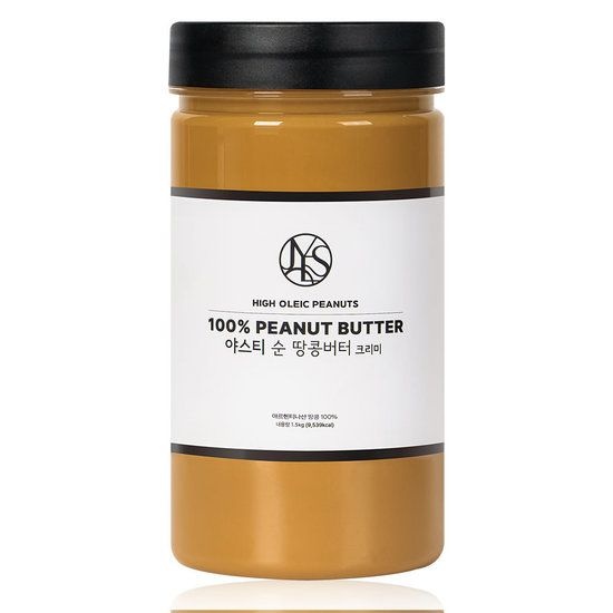 야스티 아르헨티나 코르도바산 하이올레익 땅콩 100 순 땅콩버터 크리미 1.5kg x 1개 308491
