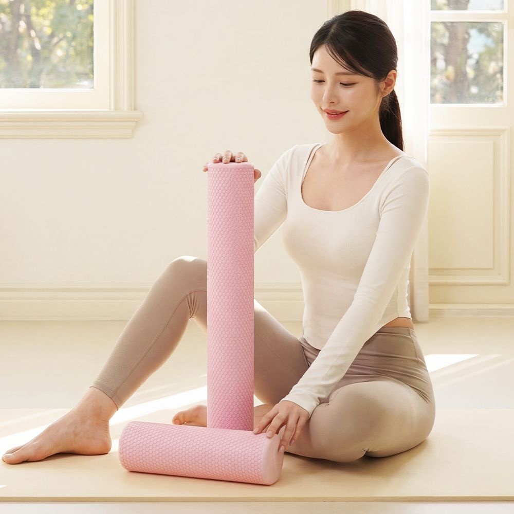 폼롤러 맞춤 근육마사지 슬림 EVA 30+60cm 2종 로즈워터 미니 하드 홈트 필라테스 스트레칭 종아리 마사지