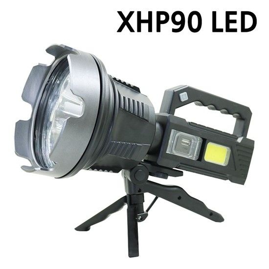 XHP90 LED 충전식 랜턴 손전등 후레쉬 서치라이트 서치라이트 LED손전등 충전식랜턴 LED랜턴