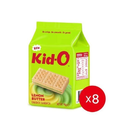 키도 레몬 버터 크래커 샌드위치 90g x 8개 (51801775) (단일색상 999)