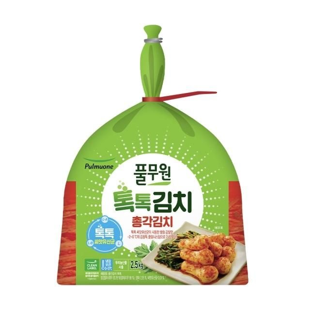 풀무원 톡톡 총각김치 2.5kg 부모님 김장 엄마김치 자취생 혼밥 캠핑