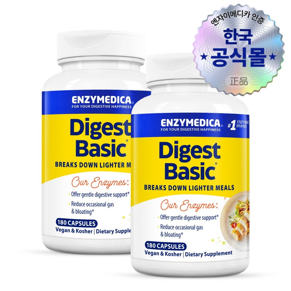 다이제스트 베이직 소화효소 180캡슐 X 2병