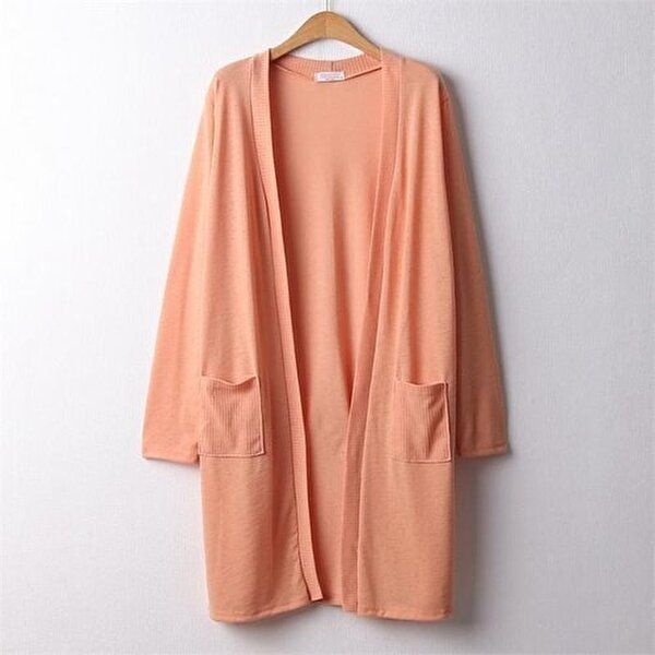 [셀러허브 패션]빅사이즈 시나몬포켓롱가디건 OLD197S103 미시옷 중년 (6925970A)