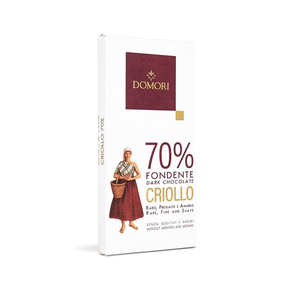 도모리 크리올로 바 카카오 70% 초콜릿 50g 이탈리아 수입초콜릿 다크초콜릿