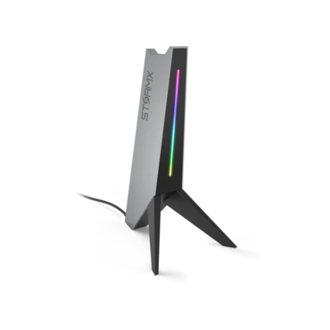 제닉스 STORMX RGB 헤드셋 거치대 LED 스탠드 USB