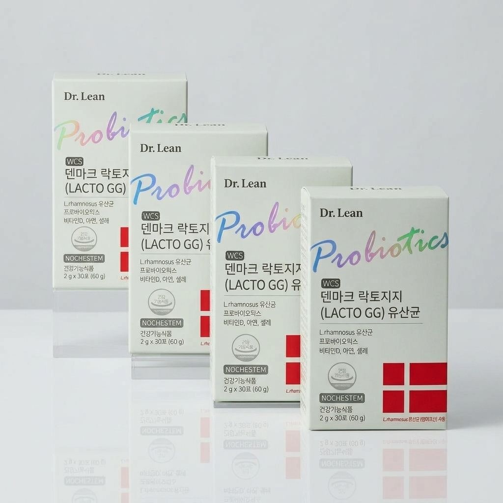 닥터린 덴마크 락토지지 LACTO GG 유산균 보장균수 100억 30포 4박스