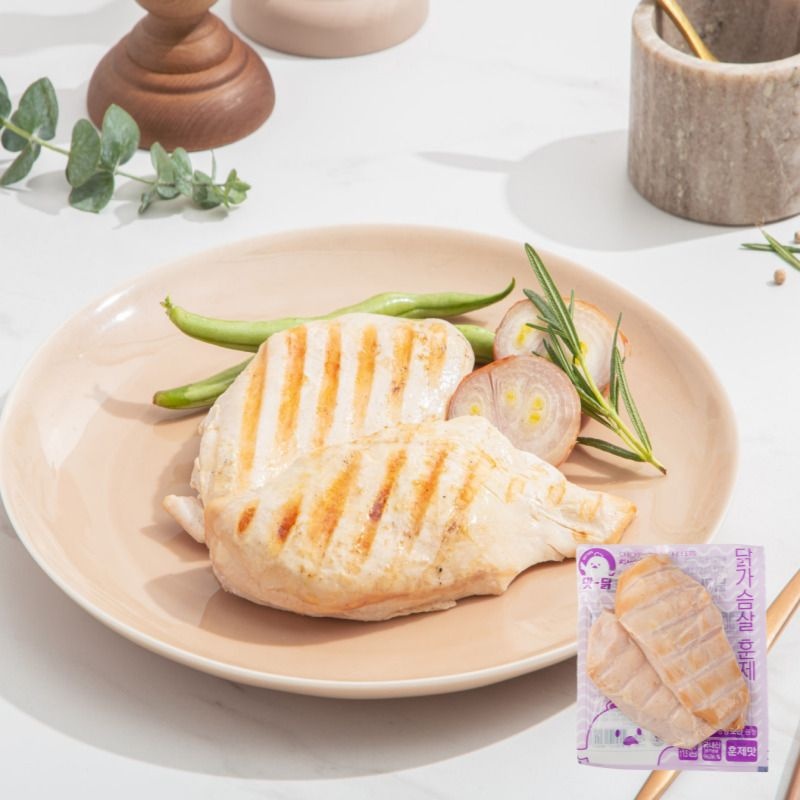 푸드원 혼합 훈제 닭가슴살 5kg 200g x 25팩