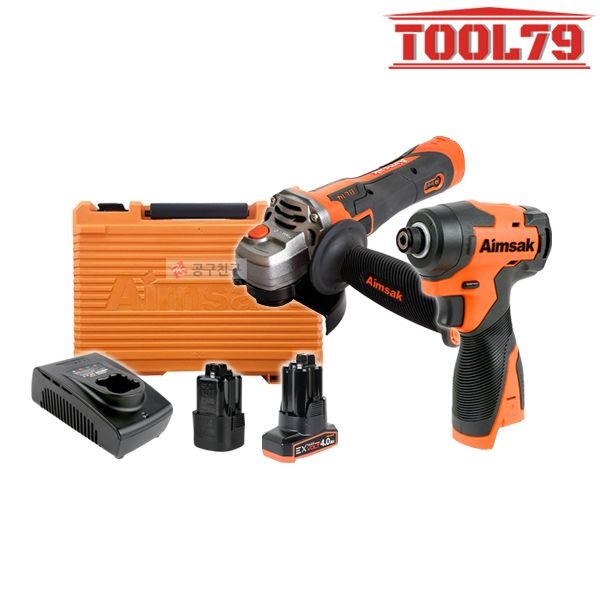 아임삭 BL14GM-2G (TL) 충전 콤보 세트 14.4V 3.0Ah 4.0Ah (탭리스) 그라인더 + 임팩 BL14G50 BL14M50 Gen2