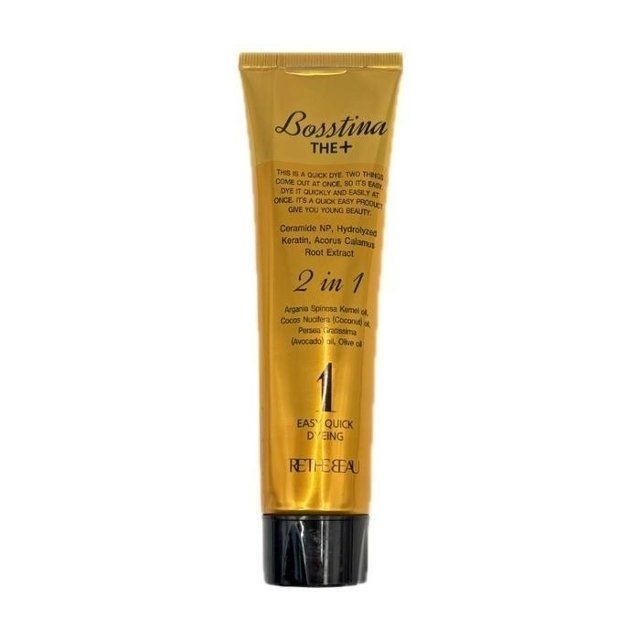 [보스티나] 더 플러스 7호 다크브라운 (흑갈색) 110ml x 1개 -AO-