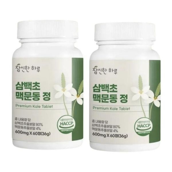 [단비] 참신한하루 삼백초 맥문동 정 60정 x 2개