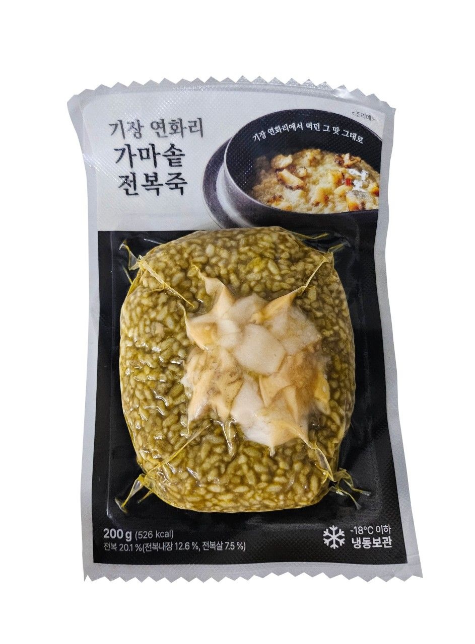 [롯데온] [온세일]기장 연화리 가마솥 전복죽 200g x 2팩 (13,650/무배)