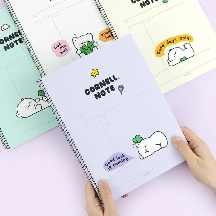 [핑크풋] 쫑긋곰 코넬 노트