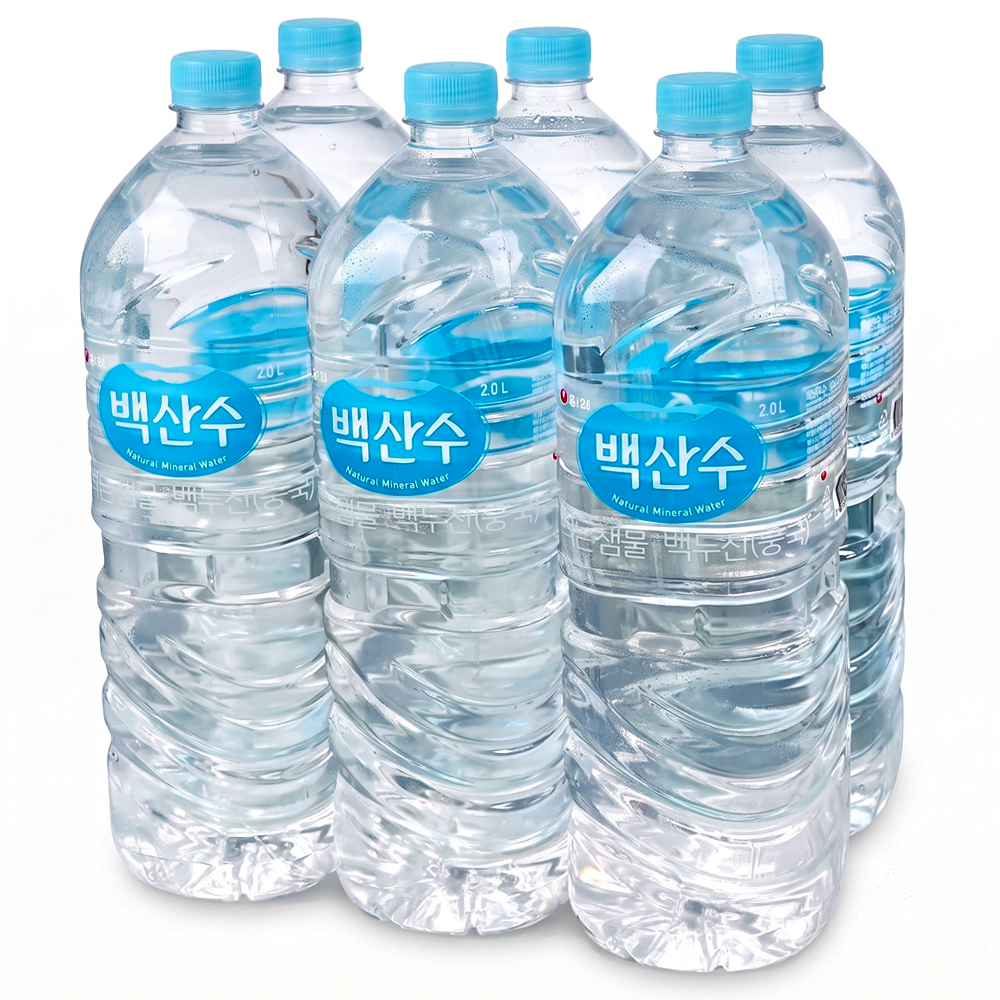 백산수 농심 백산수 생수 2L 6개