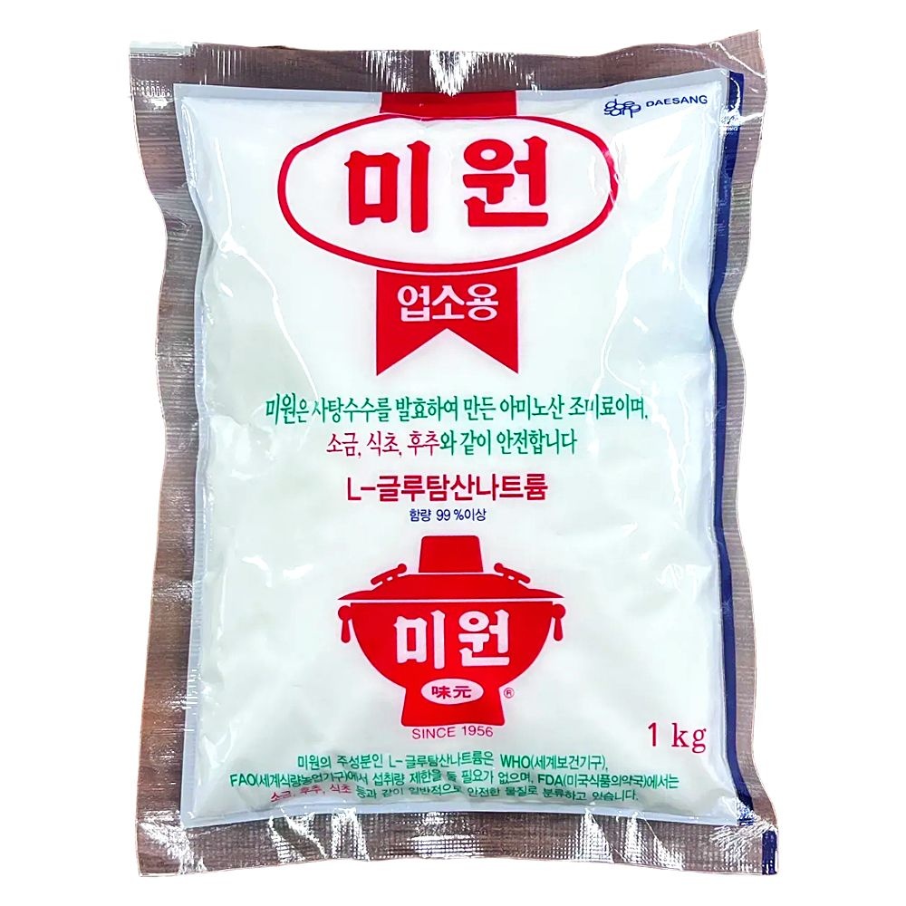 대상 청정원 미원 1kg 조미료 업소용 식자재 MSG