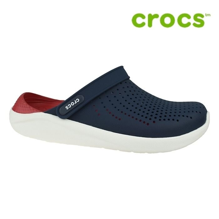 크록스 [패션플러스][크록스]크록스 샌들 /u1- 204592-4CC / LiteRide Clog Navy-Pepper