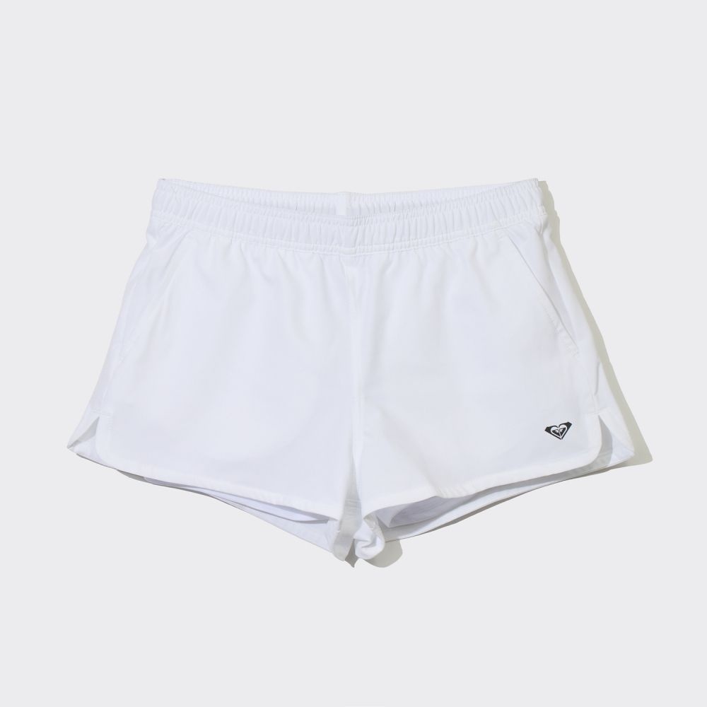 퀵실버 기간할인상품 록시  여자 래쉬가드 레이어드 보드숏  RF21BS086-WHT  MA