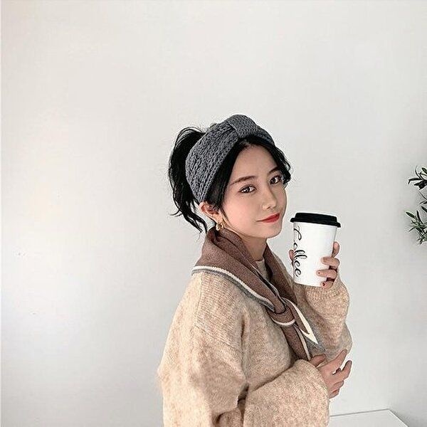 [셀러허브 패션][elris] [HO]꽈배기 니트 헤어밴드 (8137639A)