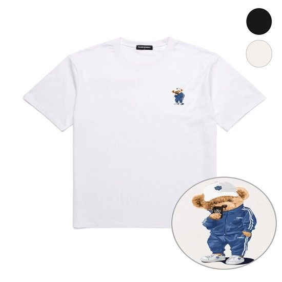 MINI COMPORT BEAR 오버핏 반팔 티셔츠 (VNDTS216) 2칼라