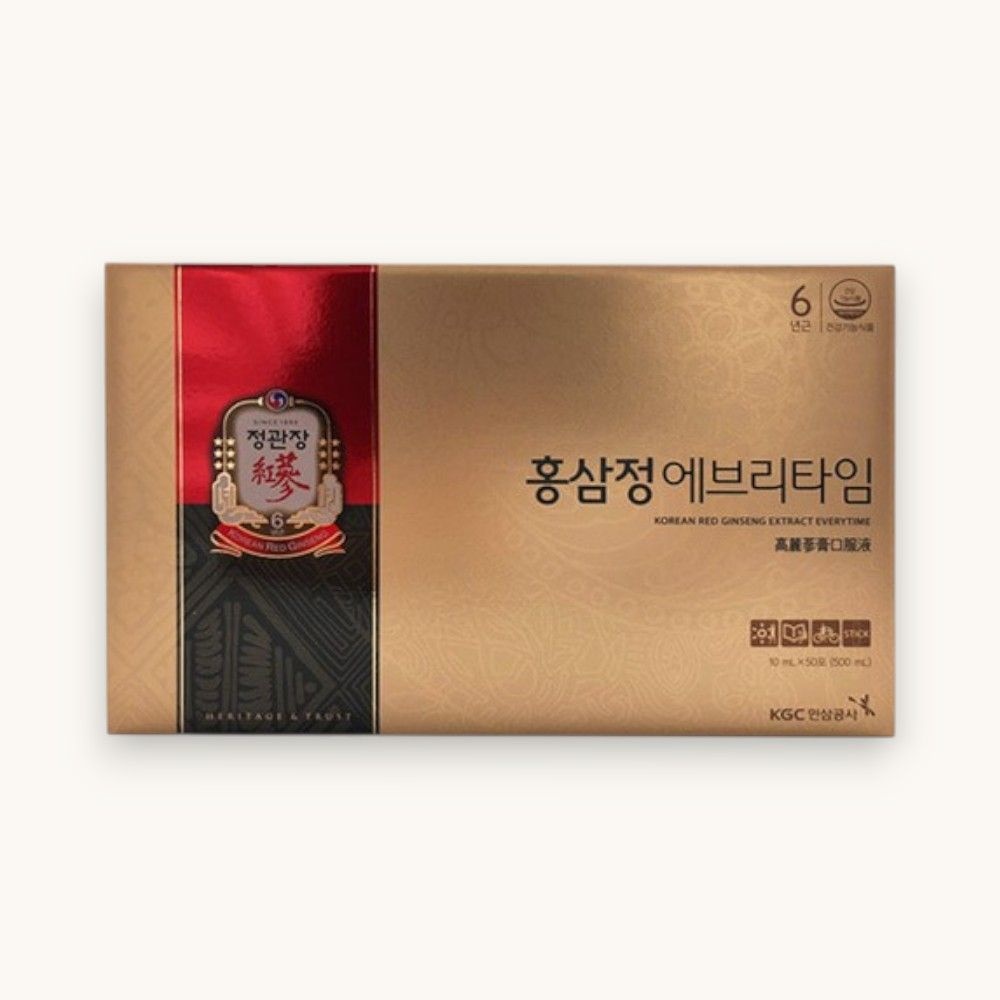 정관장 홍삼정 에브리타임 10ml 50포 프리미엄 홍삼스틱