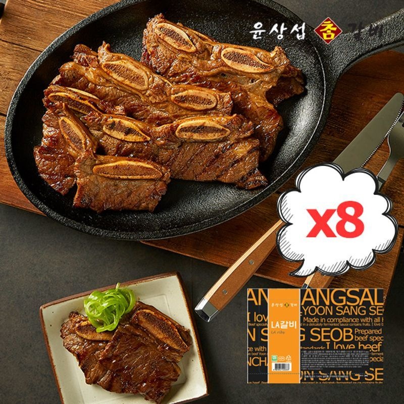 [윤상섭] 양념 LA갈비 400g x 6팩 / 총 2.4kg