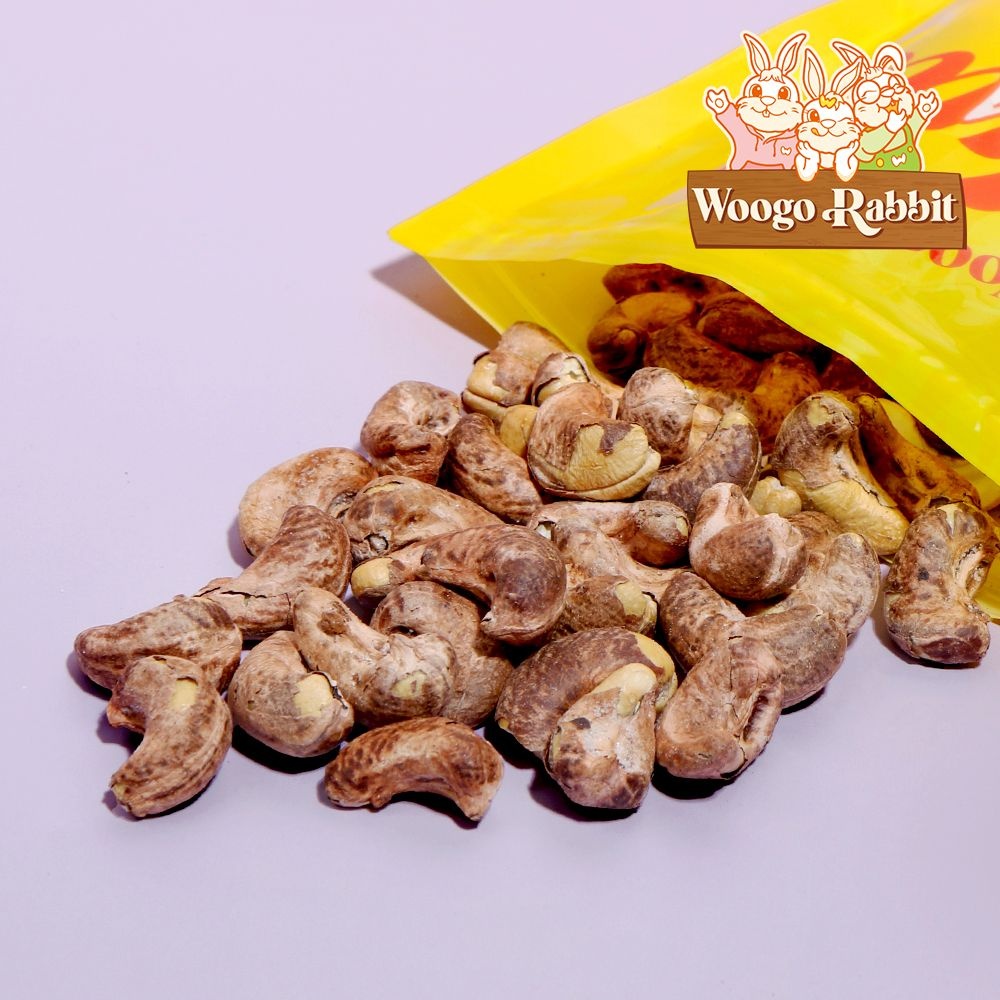 우고래빗 25년 햇 건볶음 캐슈넛 1kg (500g+500g) 베트남 구운 껍질 통캐슈넛 볶은 캐슈너트