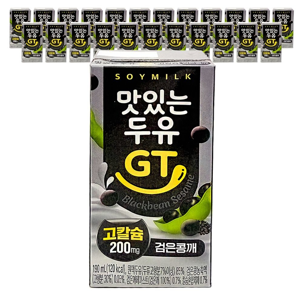 남양유업 맛있는두유 GT 검은콩깨 190ml x 24팩