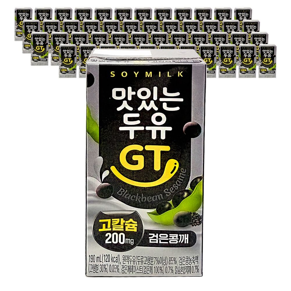남양유업 맛있는두유 GT 검은콩깨 190ml x 48팩