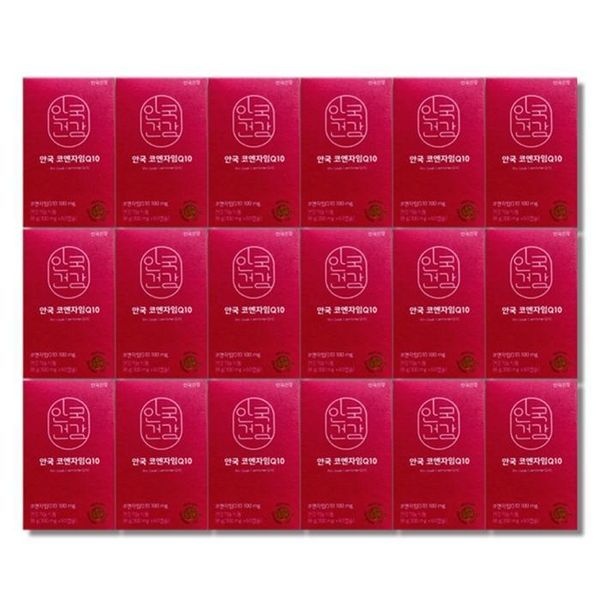 [하프클럽]안국건강 안국 코엔자임Q10 미니 300mg x 60캡슐 18박스