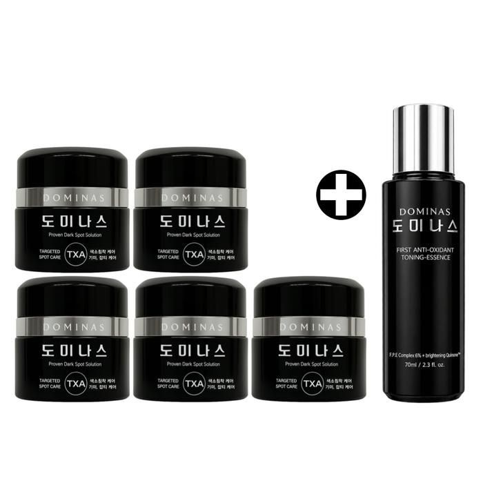 태극제약 시즌6 도미나스 크림 6세대 50g 5개+토닝에센스 70ml