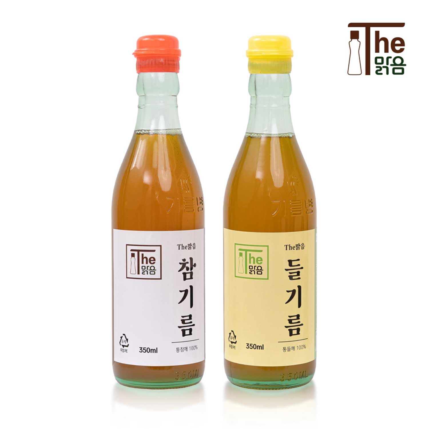 더맑음 참기름 350ml [통참깨 저온압착방식,벤조피렌NO]