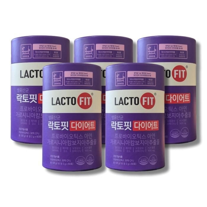 종근당건강 락토핏 다이어트 2g 60포 5통 /wb