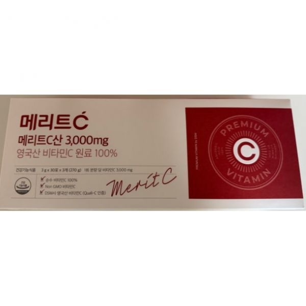 [추가구성] 비타민k2&d 2박스 [휴온스N] 메리트C산 3000mg 고함량 영국산 DSM 비타민C 90포, 4개