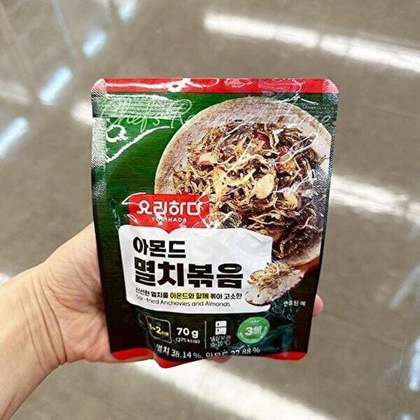 [셀러허브 식품]요리하다 아몬드 멸치볶음 70g tx801022 (41361409)