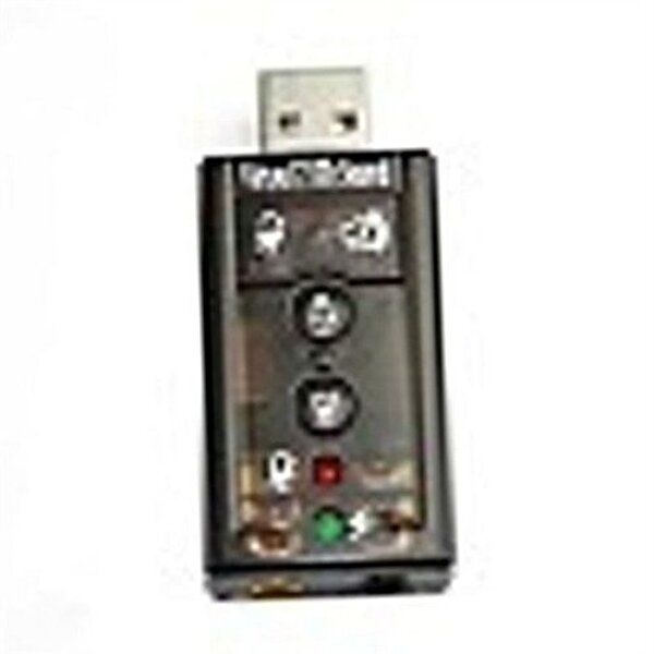 [COMS]고품질 usb 사운드 카드 외장형 사운드 카드 7.1 가상 노트북 헤드셋 인터페이스 USB사운드카드 WFQ045A