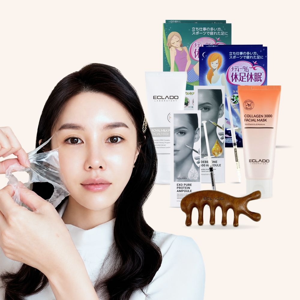 [에끌라두86%OFF 최종가확인 필수] 홈 에스테틱 리프팅 괄사 광채 프로틴팩✨