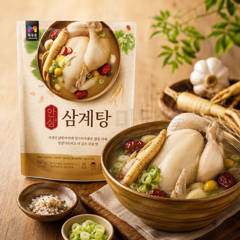 목우촌 [목우촌] 안심 삼계탕 850g, 12개