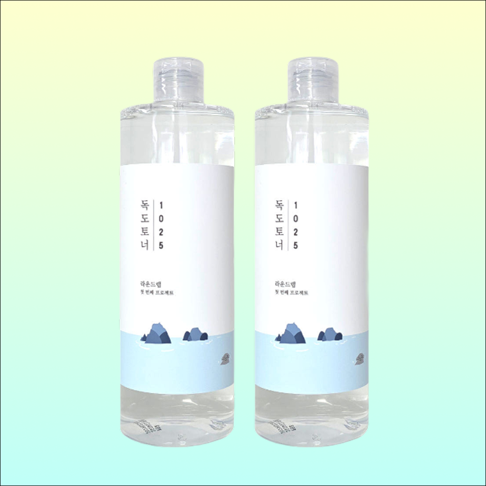 라운드랩 1025 독도 토너 대용량 500ml 2개 저자극 수분토너 진정케어 피부결관리