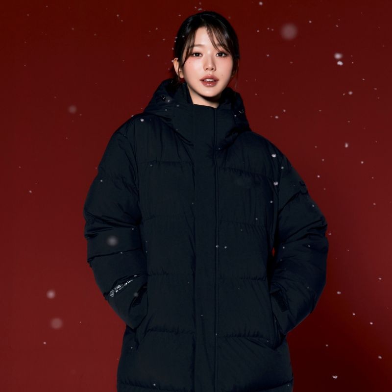 [패션퍼스트위크][장원영착용] STELOL S (스테롤 S) 남녀공용 윈드스타퍼 롱 다운 자켓 DUW25507