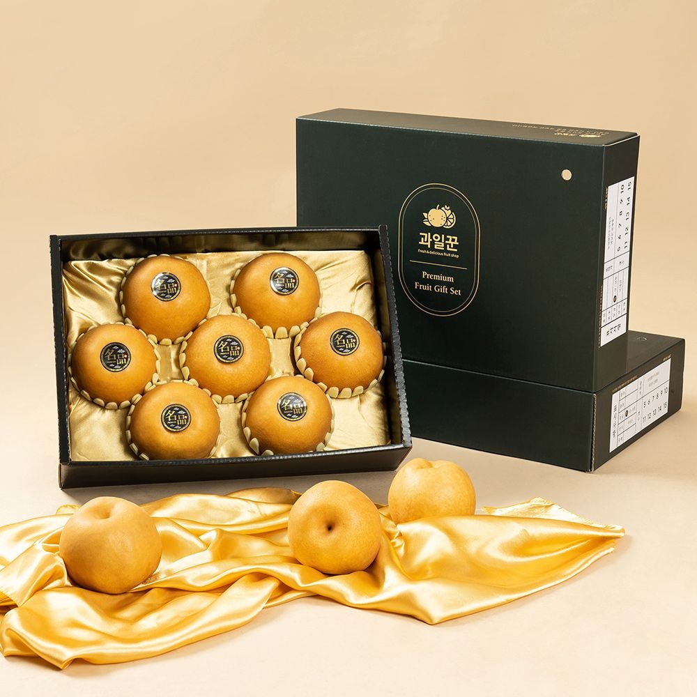 과일꾼 나주배 선물세트 특품 3호(7.5kg 5-8과)_명절 과일선물세트